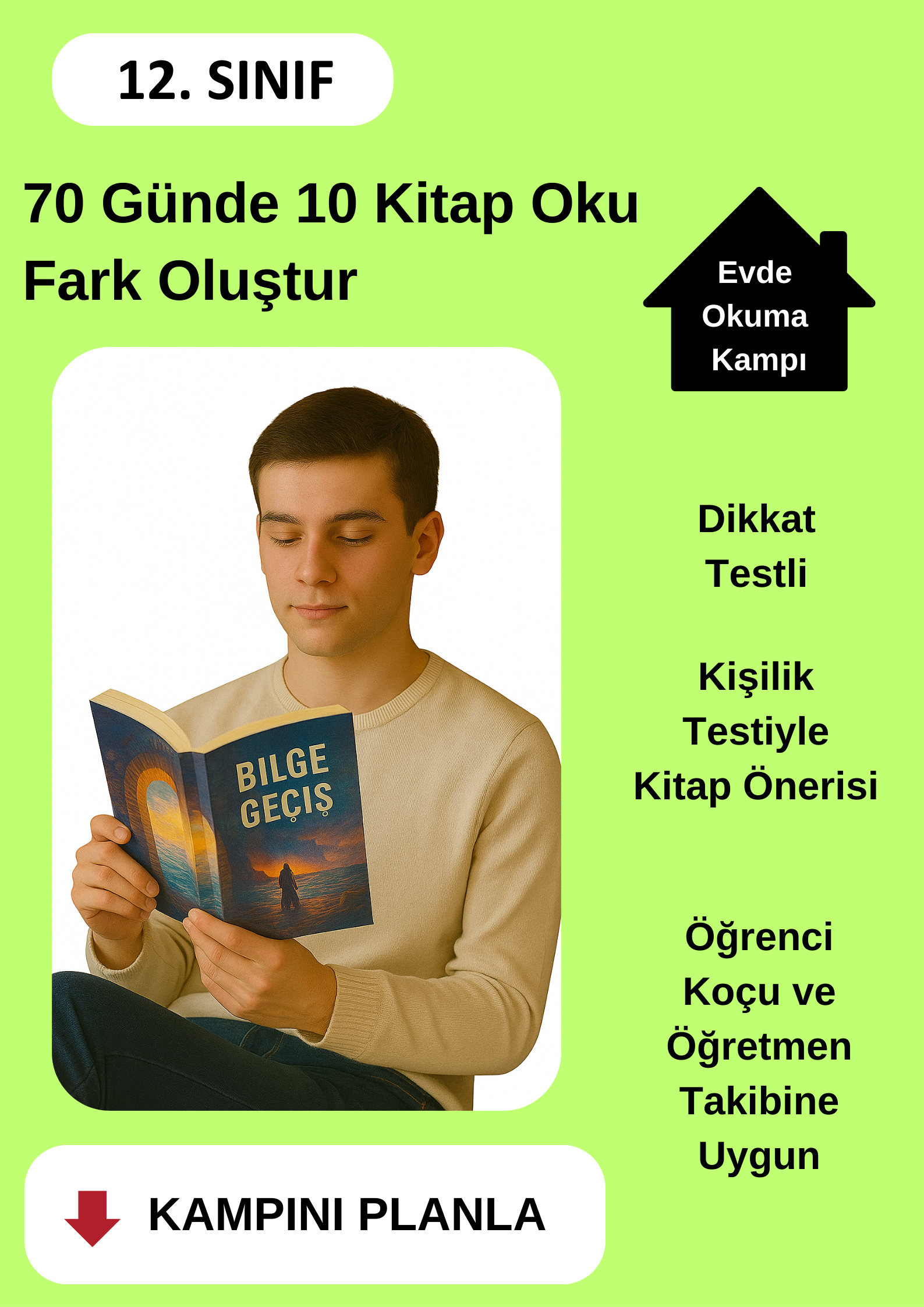 70 Günde 10 Kitap Okuma Kampı