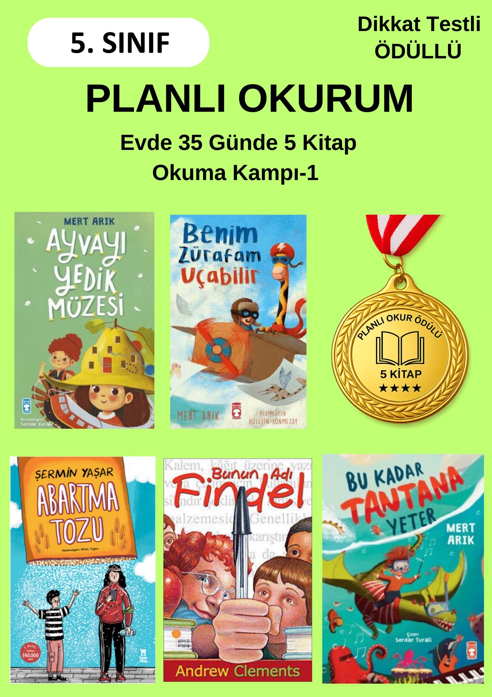 70 Günde 20 Kitap Okuma Kampı (KUPA ÖDÜLLÜ)
