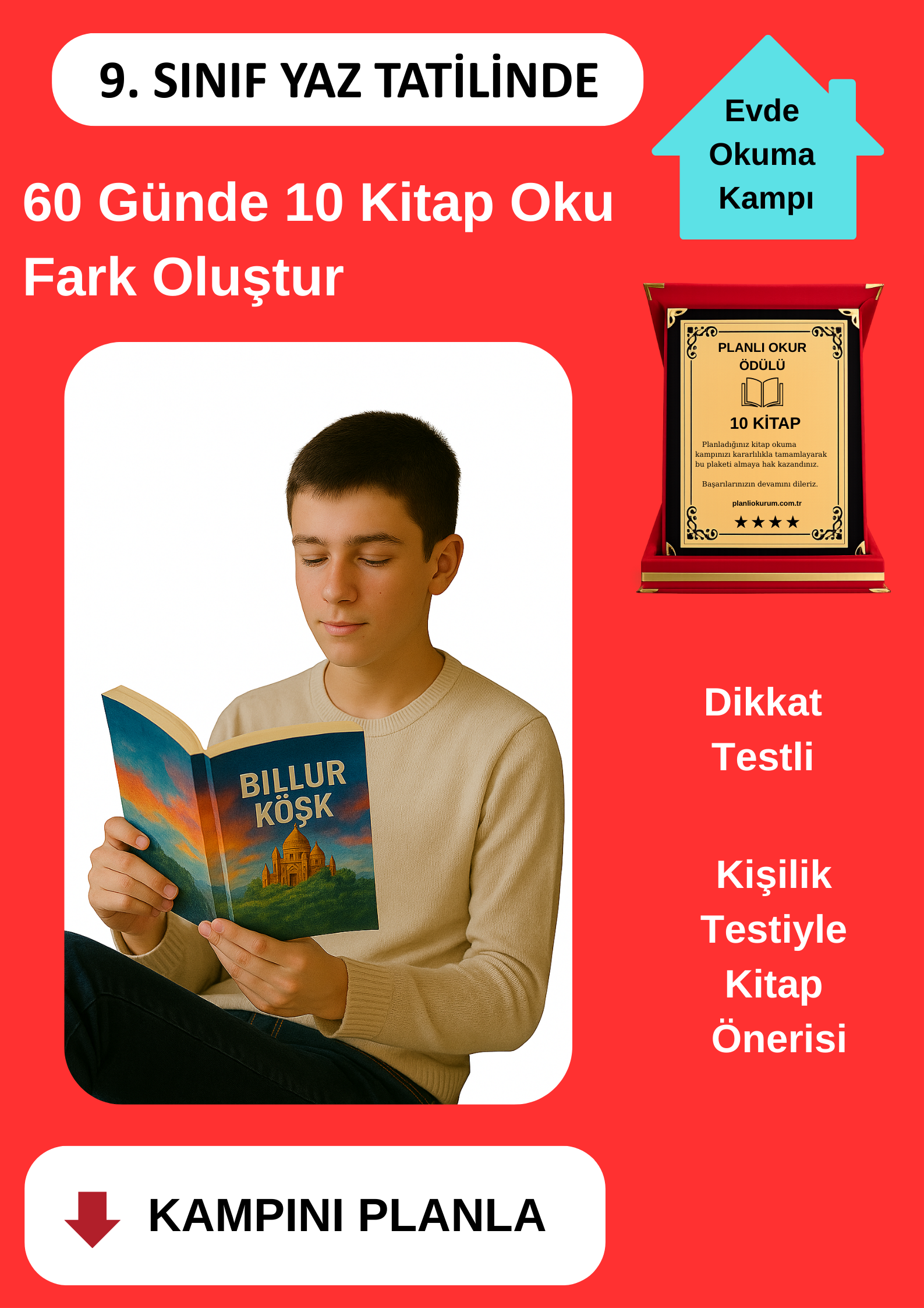 60 Günde 10 Kitap Okuma Kampı
