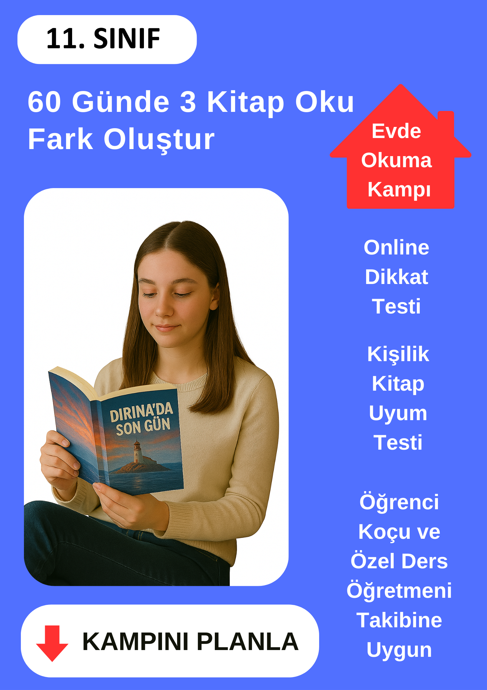 60 Günde 3 Kitap Okuma Kampı