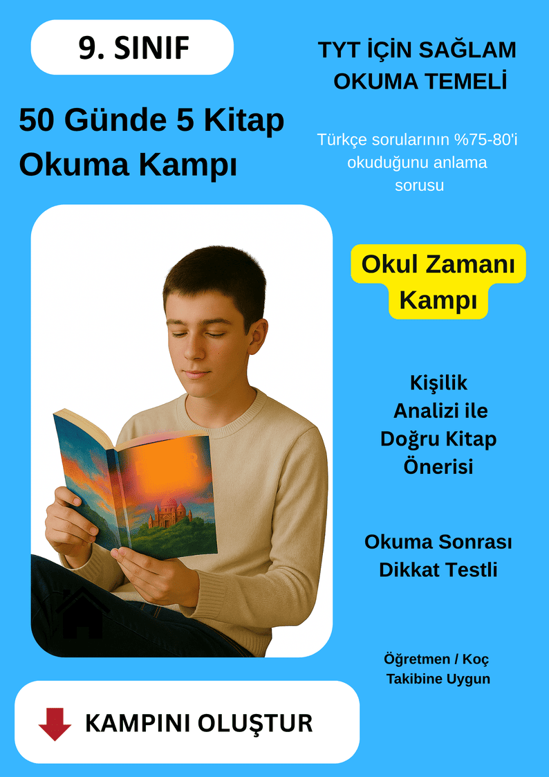 50 Günde 5 Kitap Okuma Kampı