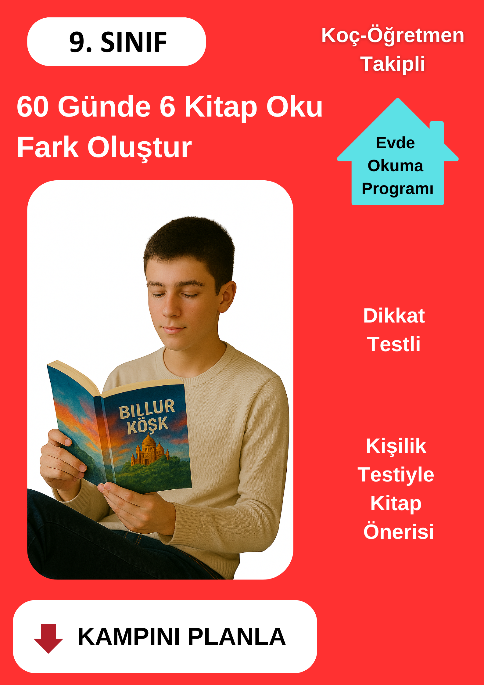 60 Günde 6 Kitap Okuma Programı