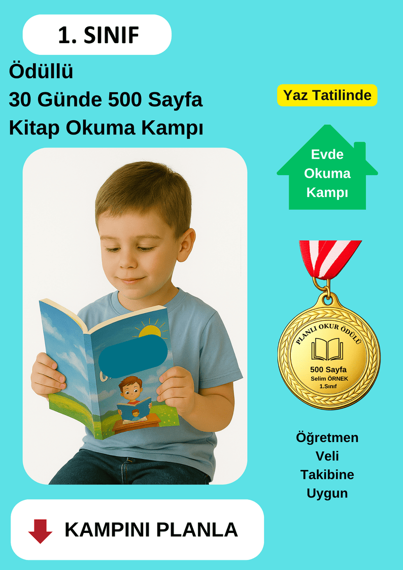 Madalya Ödüllü 30 Günde 500 Sayfa Kitap Okuma Kampı