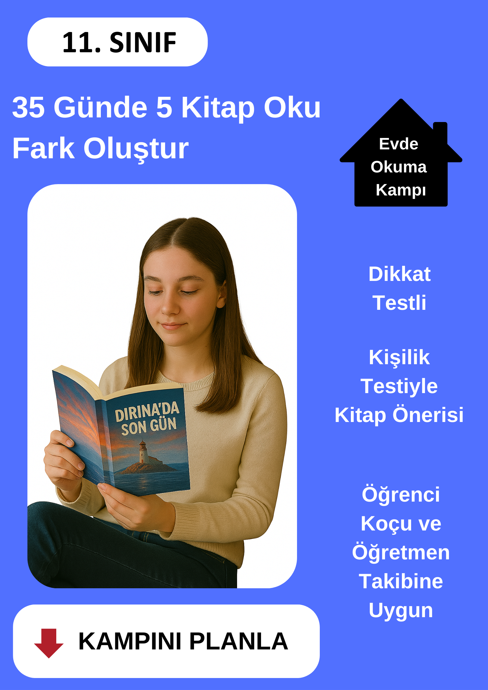 35 Günde 5 Kitap Okuma Kampı