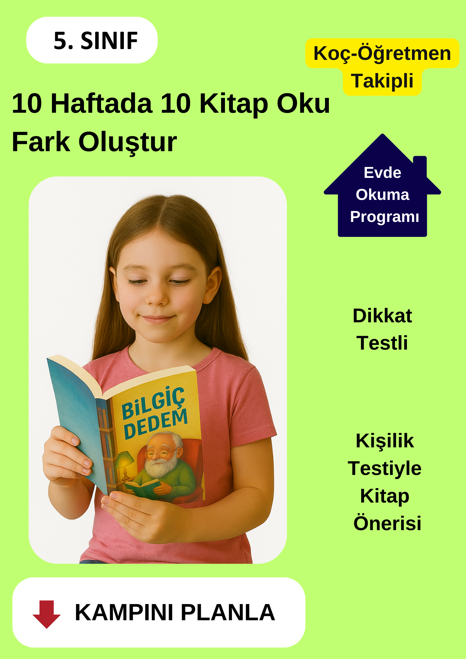 10 Haftada 10 Kitap Okuma Programı